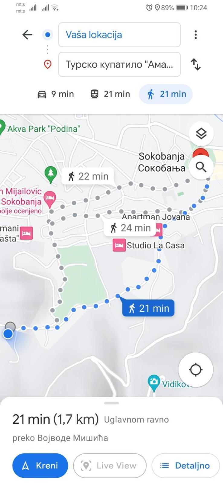 Apartman Mika Soko Banja Exteriér fotografie